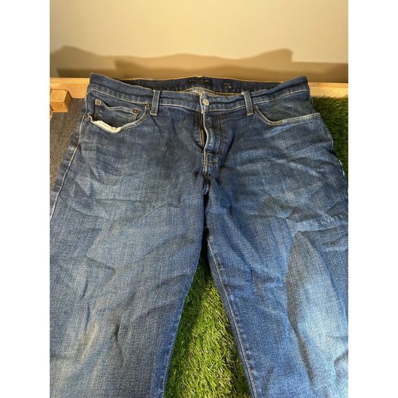 Lucky Mens Blue Jeans 221 Straight 38x30 - Picture 6 of 7